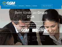Tablet Screenshot of gsm.com.br